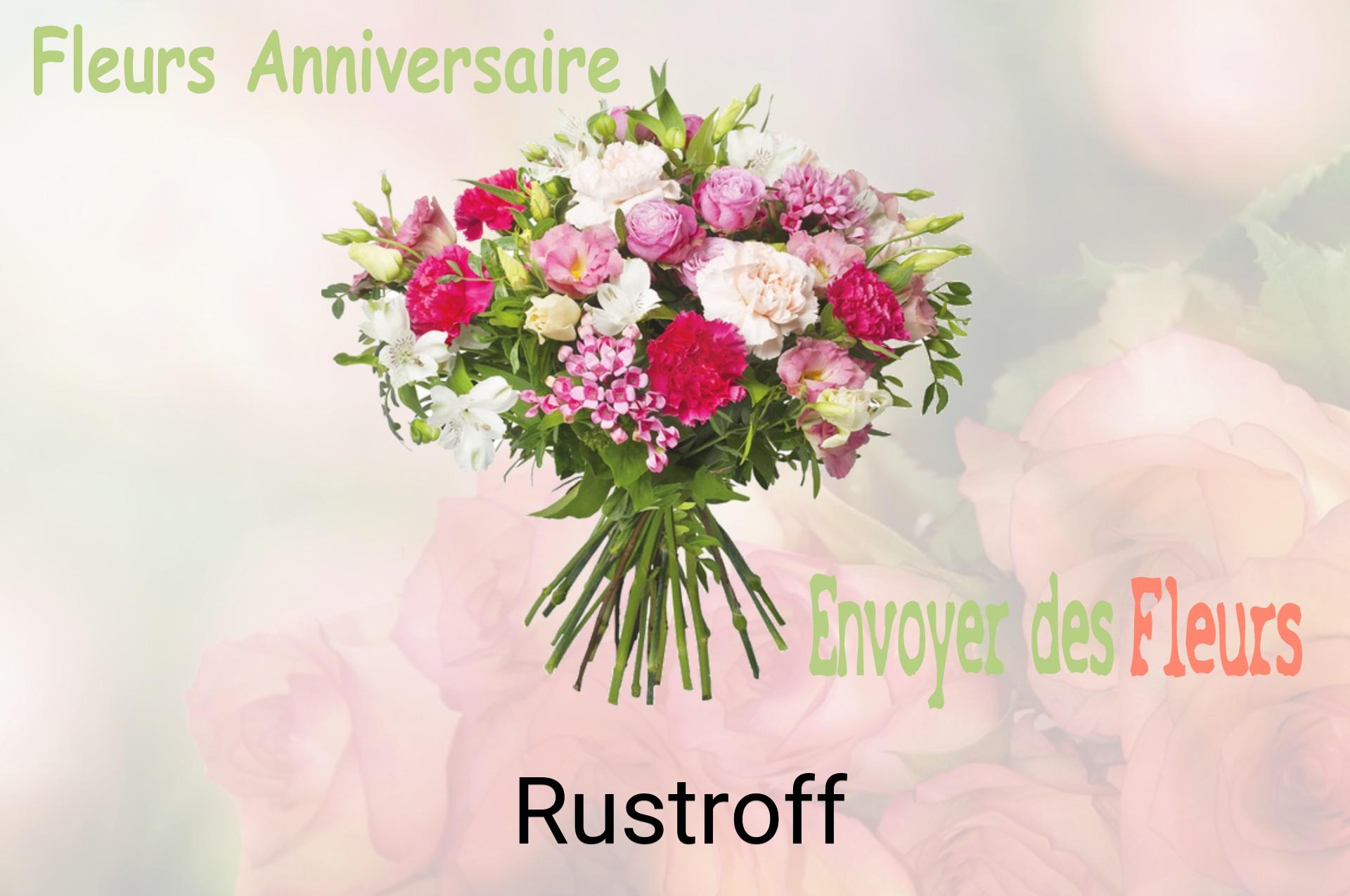 Bouquet de fleurs d’anniversaire livré à Rustroff
