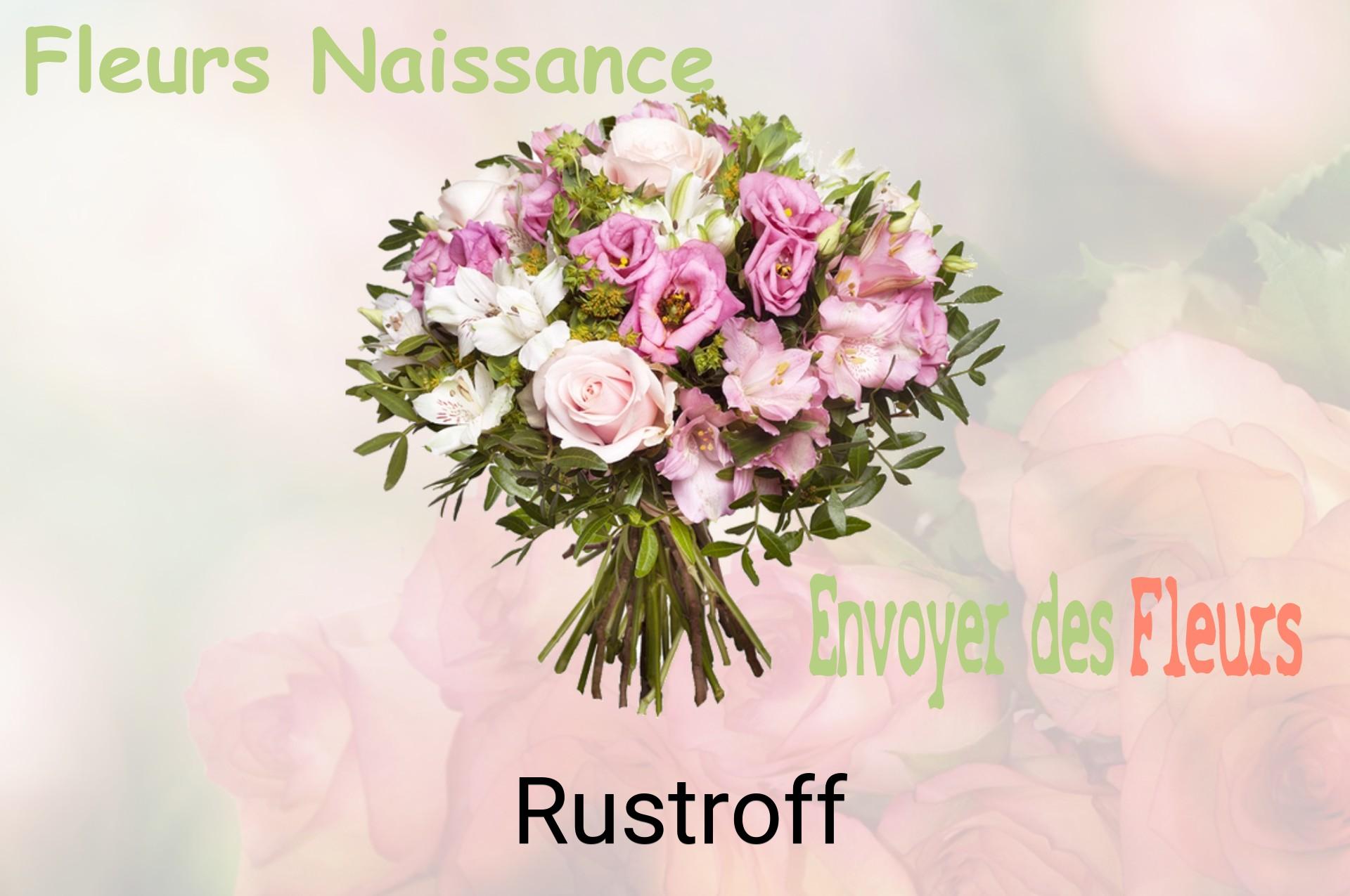 Bouquet de fleurs de naissance livré à Rustroff